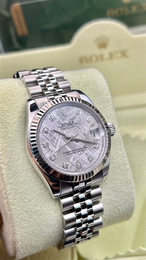 rolex datejust 41 meteorite|rolex diamond dial.